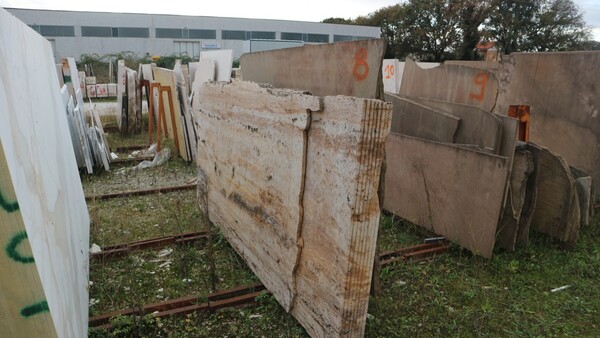 578#5538 Lastre travertino romano e pietra dorata in vendita - foto 4