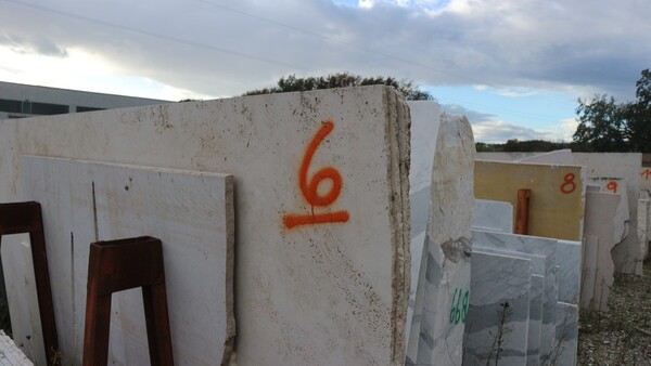 580#5538 Lastre marmo bianco carrara e travertino romano in vendita - foto 14