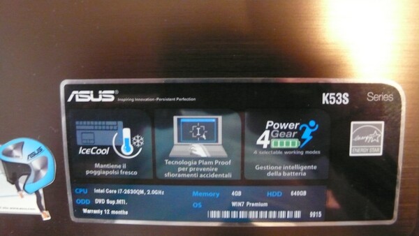 1#5556 Notebook Asus Win 7 in vendita - foto 3