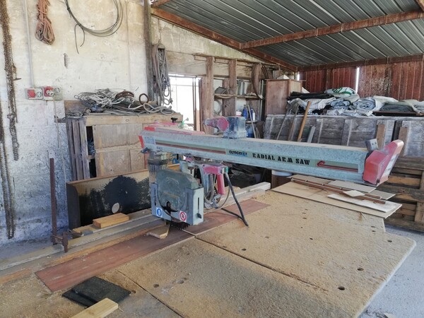 4#5568 Scaffalatura cantilever e sega radiale Omga in vendita - foto 11