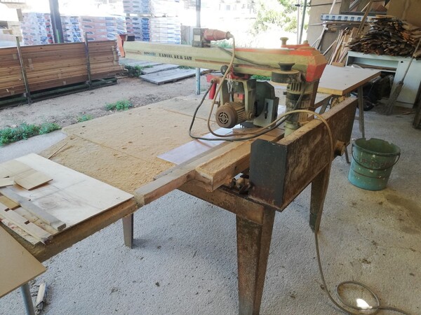 4#5568 Scaffalatura cantilever e sega radiale Omga in vendita - foto 12