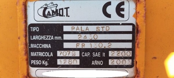 1#5575 Pala caricatrice Fiat Hitachi FA 130.2 in vendita - foto 2