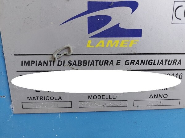 3#5576 Impianto di sabbiatura Lem in vendita - foto 4