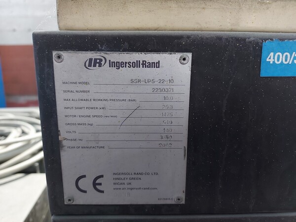 4#5576 Compressore Ingersoll e essicatore Tem in vendita - foto 12
