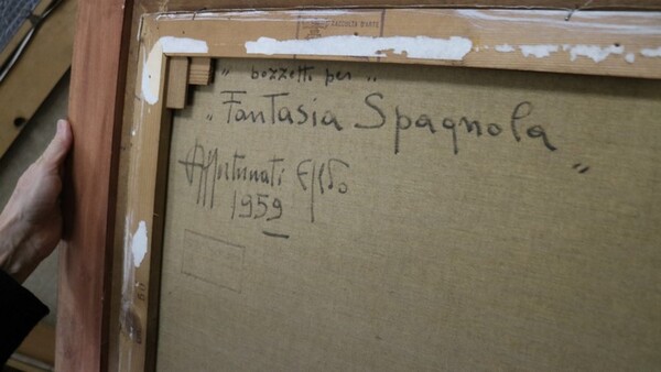 2#5581 Dipinto Fantasia Spagnola in vendita - foto 3
