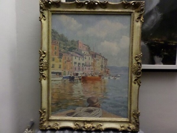 7#5581 Dipinto soggetto Veduta di Portofino in vendita - foto 1