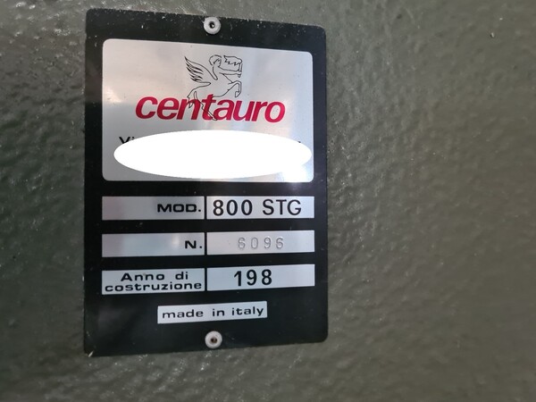 7#5592 Sega a nastro Centauro e rifilatrice Toupie Sac in vendita - foto 6