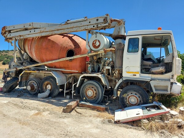 1#5606 Autocarro Astra con betoniera e cabina Astra in vendita - foto 4