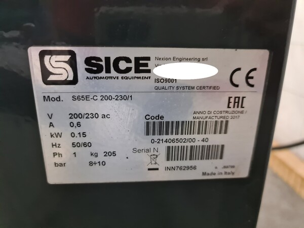 1#5607 Macchinari ed attrezzatura per sostituzione pneumatici in vendita - foto 89