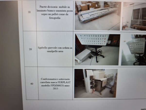 4#5634 Prodotti finiti e arredi ufficio in vendita - foto 27