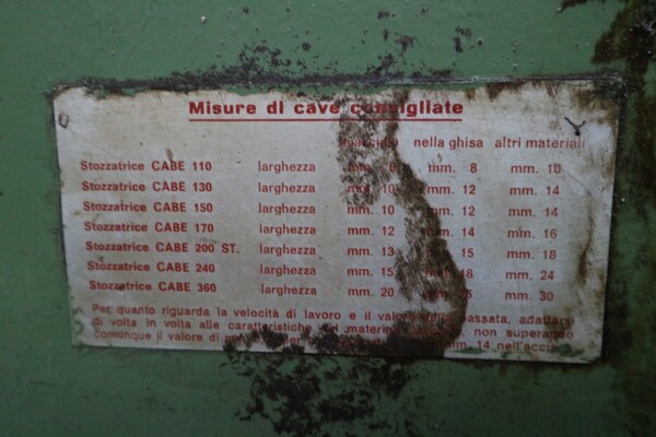 3#5637 Stozzatrice Cabe in vendita - foto 7