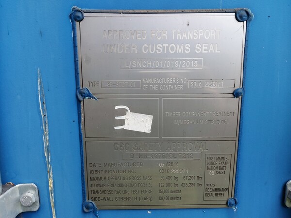 25#5641 Container navale ed attrezzatura elettronica in vendita - foto 2