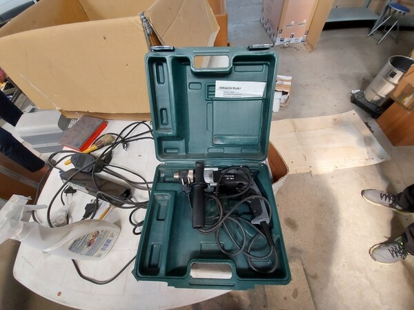 8#5642 Trapano Hitachi e compressore Fini Amico in vendita - foto 6
