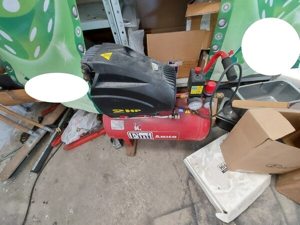 8#5642 Trapano Hitachi e compressore Fini Amico in vendita - foto 9