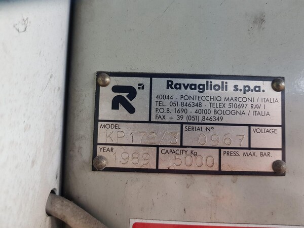 3#5645 Impianti sollevatori Ravaglioli in vendita - foto 12