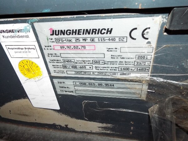2#5672 Carrello elevatore Jungheinrich in vendita - foto 5