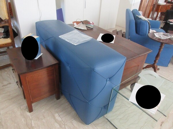 24#5686 Divano Maiellaro e pouf in vendita - foto 3