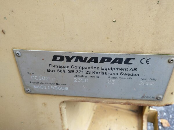 13#5701 Rullo compattatore Dynapac CC102 in vendita - foto 6