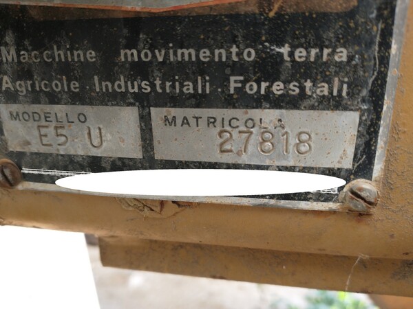 9#5701 Retroescavatore Benfra E5U in vendita - foto 2