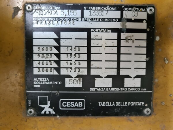 59#5715 Carrello elevatore Cesab in vendita - foto 8