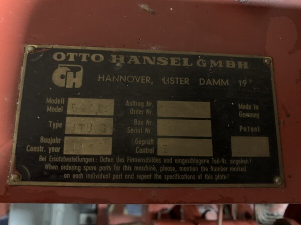 9#5721 Incartatrice Otto Hansel in vendita - foto 5