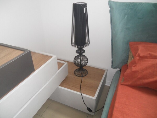 9#5754 Trittico per camera da letto Tomasella e lampade in vendita - foto 8