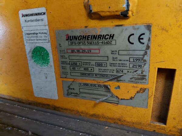 4#5758 Muletto Jungheinrich e transpallet in vendita - foto 12