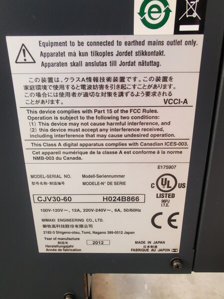 2#5760 Mimaki CJV30-60 in vendita - foto 7