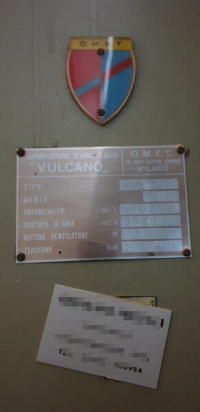 37#5770 Generatore aria calda Omet in vendita - foto 2