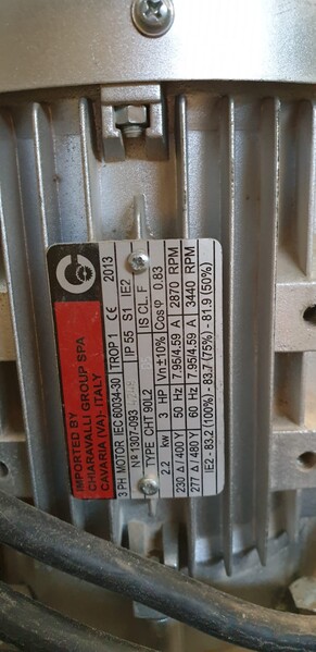 9#5770 Aspiratore a carrello Sperandei in vendita - foto 3