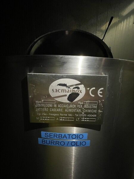 2#5772 Vasca fusione pani burro Sacma Inox in vendita - foto 4