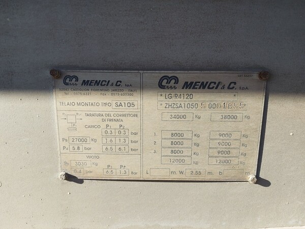 42#5809 Semirimorchio Menci SA 105 in vendita - foto 4