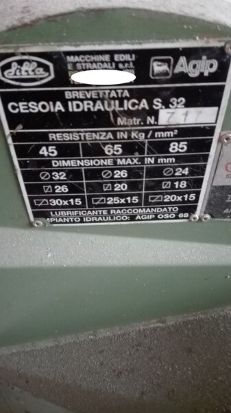 4#5812 Cesoia idraulica S32 in vendita - foto 2