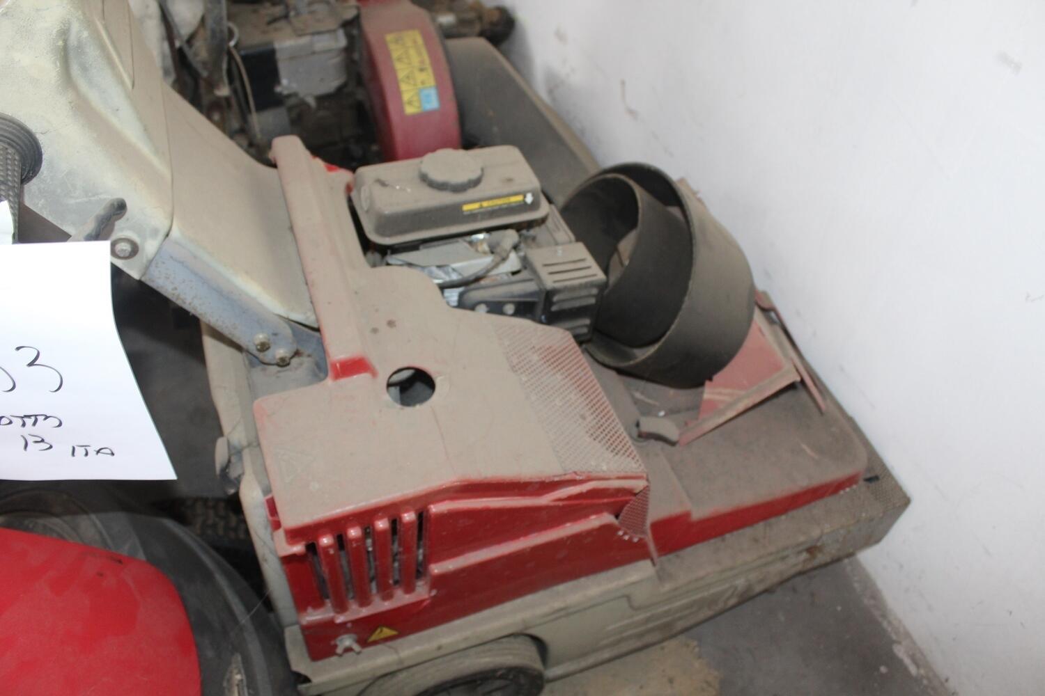 Lot GGP Italy rideon mower and KPR sweeper