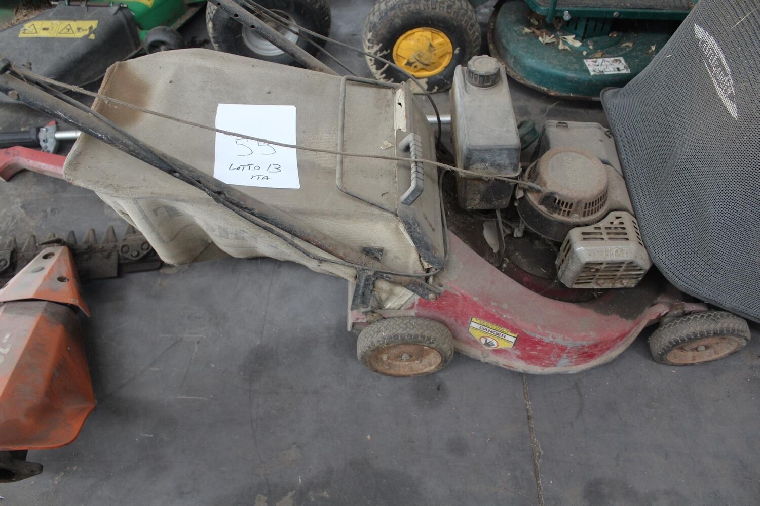 Lot GGP Italy rideon mower and KPR sweeper