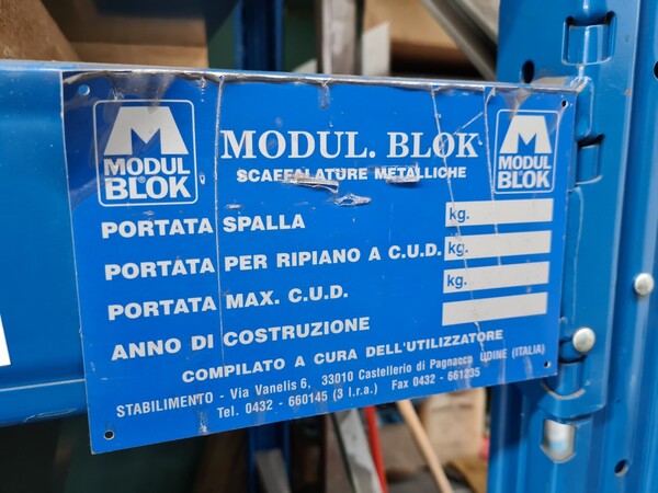 9#5878 Scaffalature industriali Modul Bloc in vendita - foto 22