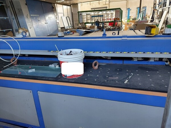 11#5881 Tavolo tagliavetro completo di ribalta Macotec in vendita - foto 5