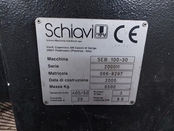 7#5881 Pressopiegatrice Schiavi in vendita - foto 2