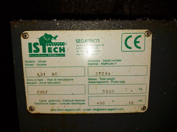 8#5882 Seghetto a nastro Istech 431NC in vendita - foto 8