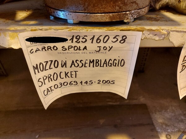 17#5883 Ricambi per carro spola Joy 10SC32 in vendita - foto 16