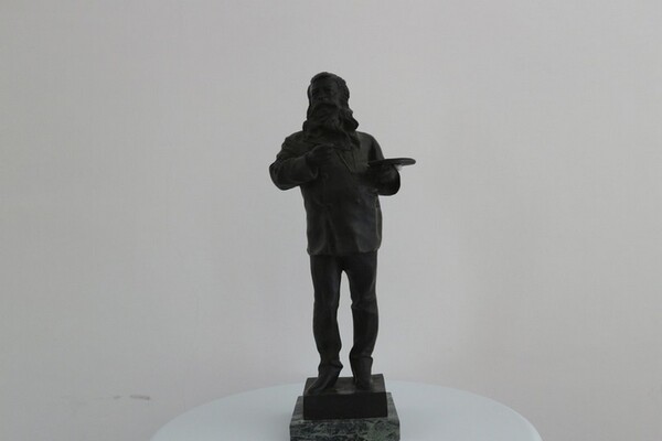 236#5936 Statuina Ritratto Di Ernest Meissonier A Figura Intera in vendita - foto 1