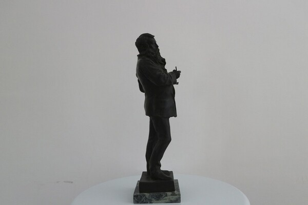 236#5936 Statuina Ritratto Di Ernest Meissonier A Figura Intera in vendita - foto 5