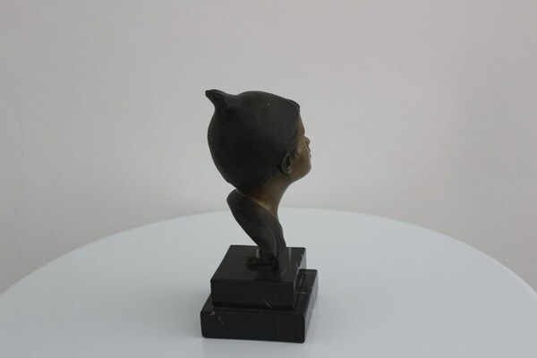 243#5936 Statuina Busto Di Giovane Pescatore in vendita - foto 5