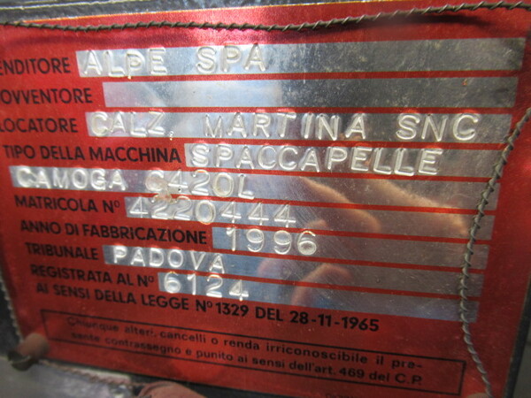 1#5971 Compendio beni mobili per produzione di calzature in vendita - foto 211