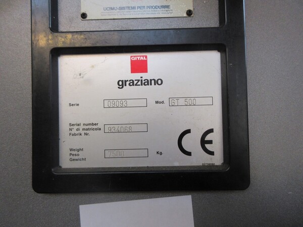 1#5994 Tornio CNC Graziano e attrezzature per officina in vendita - foto 3