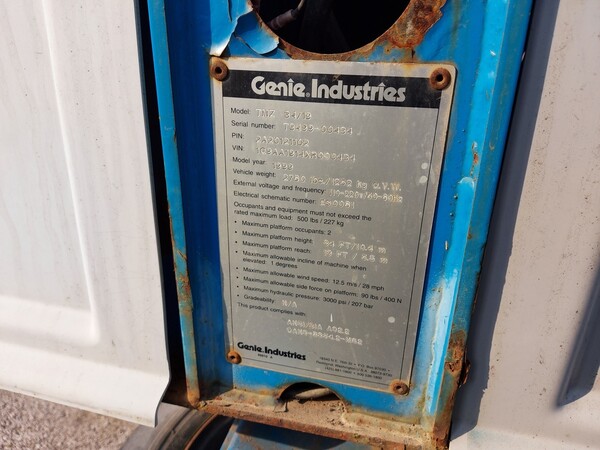 8#5997 Piattaforma Genie Industries TMZ 34/19 in vendita - foto 8