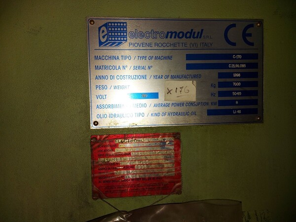13#6026 Pressa Electromodul C.170 in vendita - foto 4