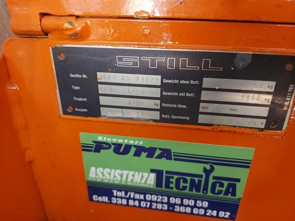 3#6042 Stoccatore elettrico Still e transpallet manuale in vendita - foto 9