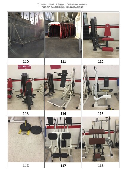 1#6043 Arredi e attrezzature per squadre calcistiche in vendita - foto 258