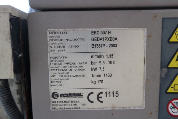 203#6059 Compressore Mattei e accessori in vendita - foto 10